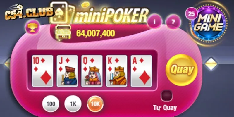 Bỏ Túi Quy Luật Đánh Bài Mini Poker Cho Người Mới Nhập Môn